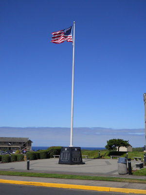 American Veterans and Desert Storm Memorial in Lincoln City, Oregon