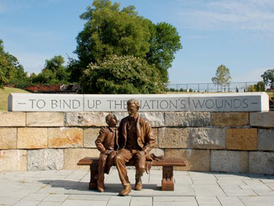 Thomas and Abraham Lincoln at American Civil War Center