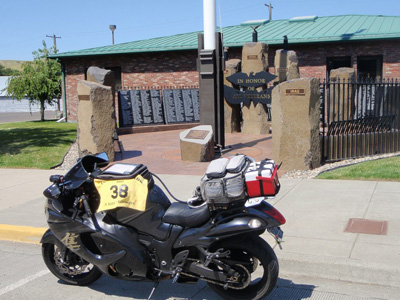 War Memorial in Dayton, Washington