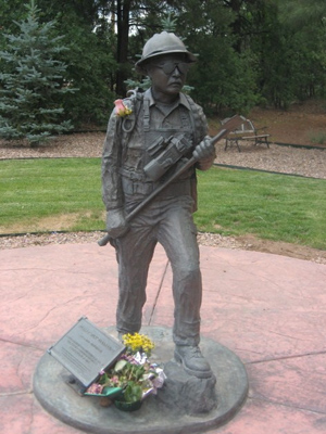 Rodeo-Chediski Fire Marker and Richard 
