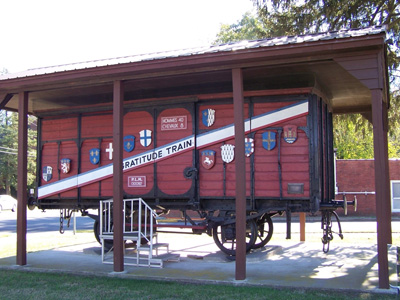 Merci Boxcar – Liberation of Europe Memorial in Seaford, Delaware