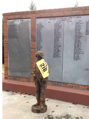 Standing Guard Statue in Hiawassee, Georgia