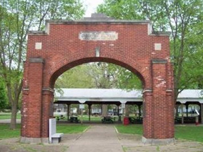 Greenview War Memorial in Greenview, Illinois