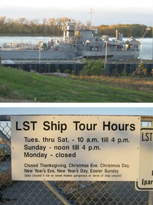 LST 325  in Evansville, Indiana