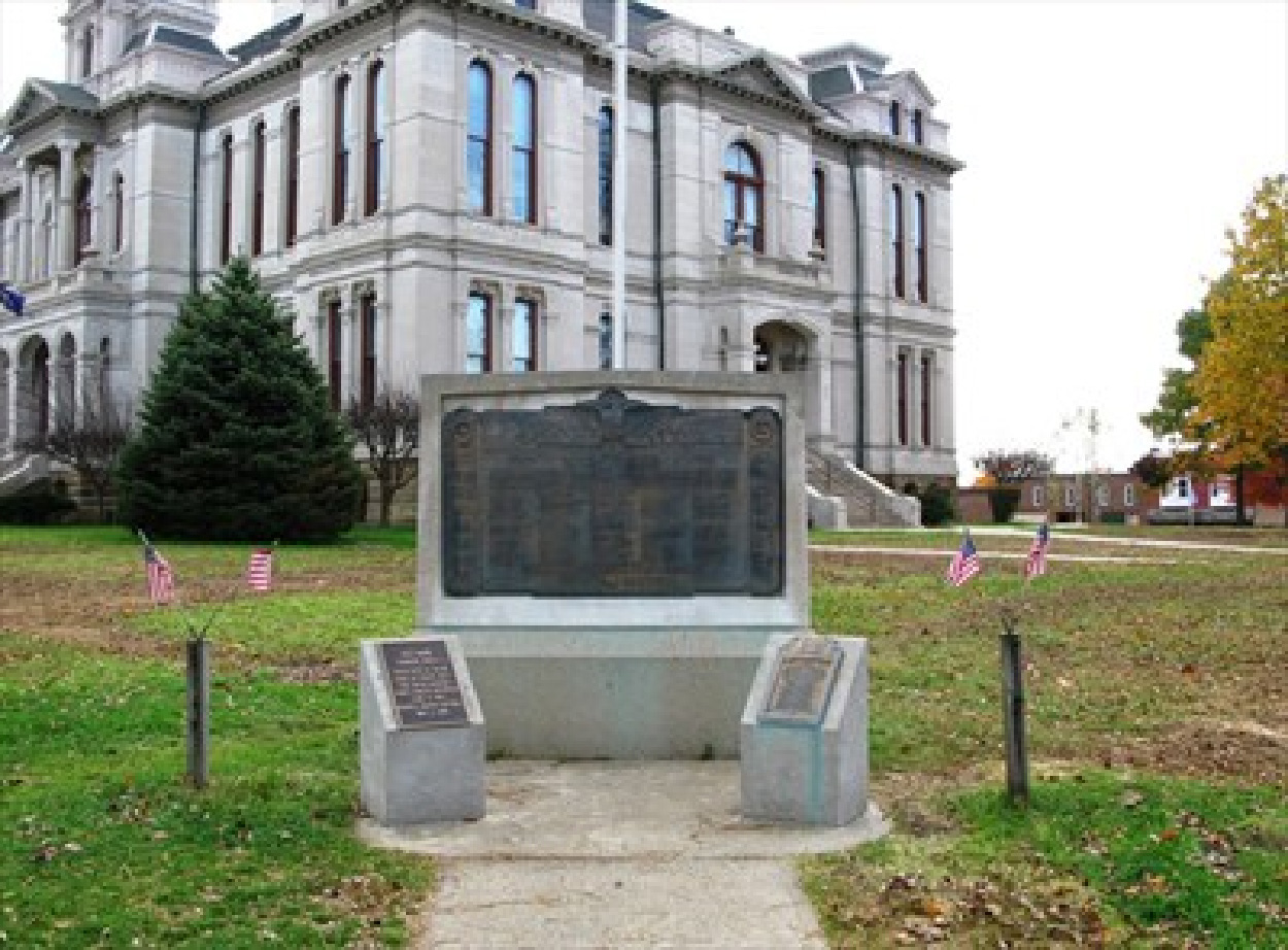 Vietnam War Memorial in Rockville, Indiana