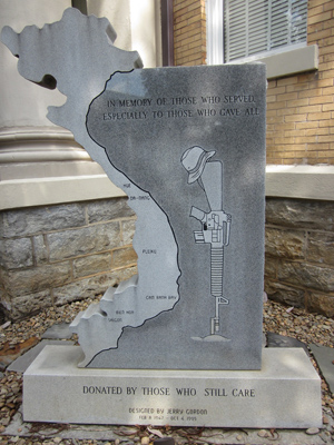 Henderson Vietnam Memorial in Hendersonville, North Carolina