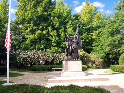 Gale Park War Memorial in Exeter, New Hampshire