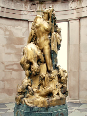 Greek Temple Monument War Memorial in Atlantic City, New Jersey