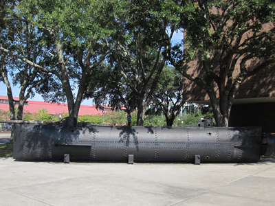 H. L. Hunley Replica in Charleston, South Carolina